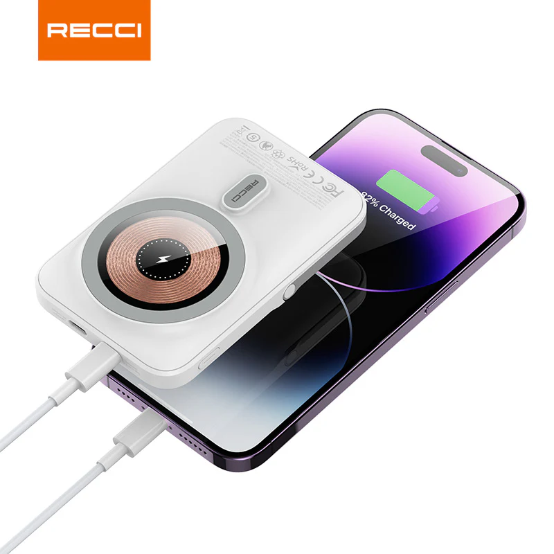  Recci RPB-W08 Mechanic Wireless Magsafe Power Bank